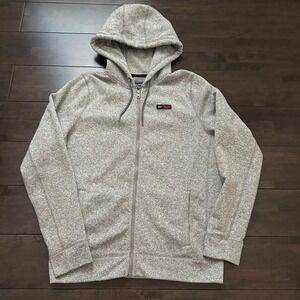 Abercrombie Fitch Hoodie Heather Gray Full Zip Fleece A&F 1892 Size XL